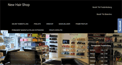 Desktop Screenshot of newhairshop.dk