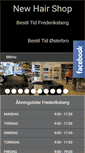 Mobile Screenshot of newhairshop.dk